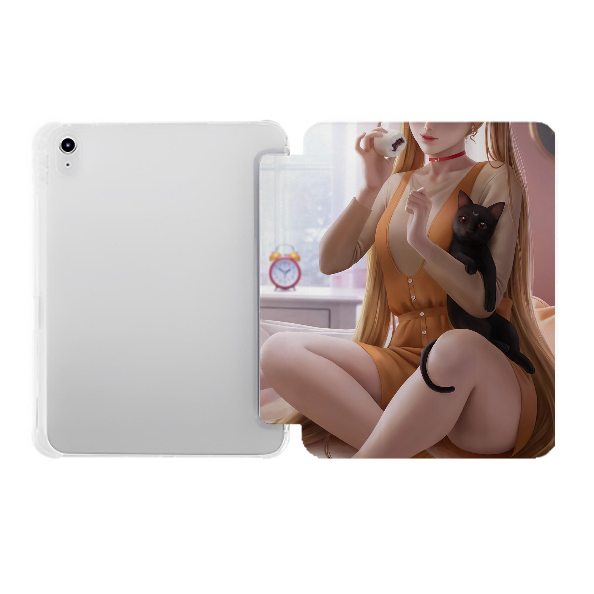 （画像用） 美少女戦士セーラームーン Sailor Moon IPad ケース ペン収納付き 三つ折りスタンド PUレザー×シリコン 対応機種9.5/10.5/10.9インチ